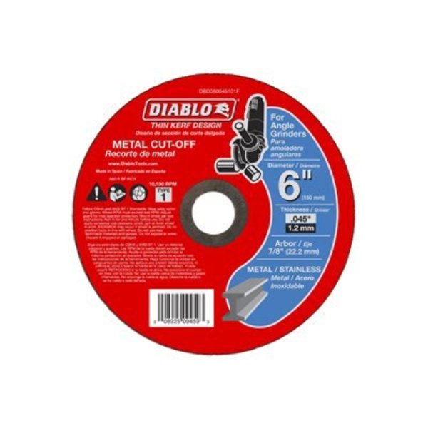 Bsc Preferred 6x045x78 MTL Cut Disc DBD060045101F